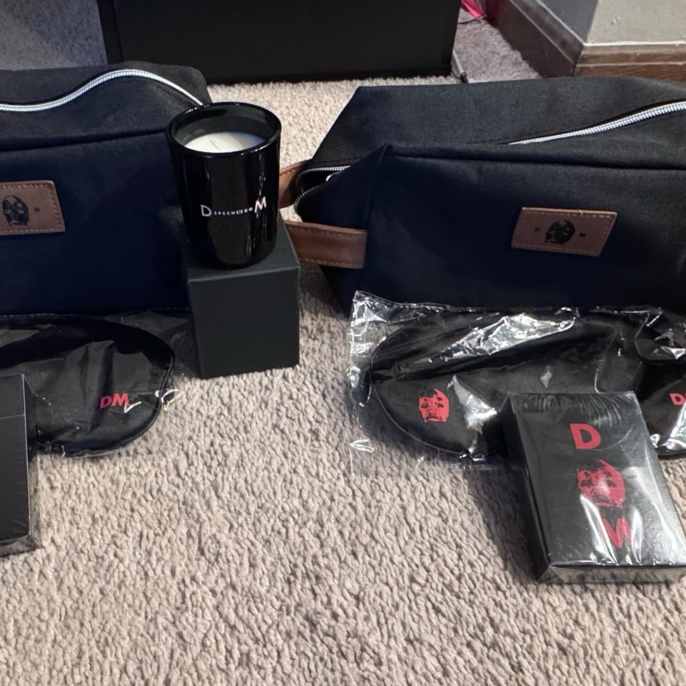 Depeche Mode VIP Black Travel Set with Candle and Accessories